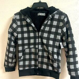 Cindy island boys checkered coat